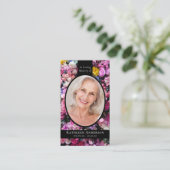 Oval Foto-Gedenkkarte Telefonnummerkarte (Stehend Vorderseite)