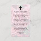 Oval Foto-Gedenkkarte Telefonnummerkarte (Rückseite)