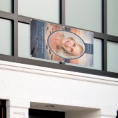 Oval Foto Ocean Memorial Grabdecke Banner (Äußeres Gebäude)