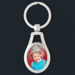Oval Foto Schlüsselanhänger<br><div class="desc">Passen Sie diesen schönen Schlüsselanhänger mit Ihren eigenen Fotos oder Grafiken an.</div>