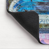 Oval gequiltete Fehlersuche Mousepad (Ecke)