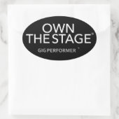 Oval GP Aufkleber (Tasche)