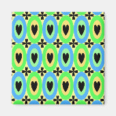 Oval Hearts Magnet (Vorne)