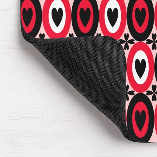 Oval Hearts Mousepad (Ecke)