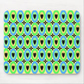 Oval Hearts Mousepad (Vorne)