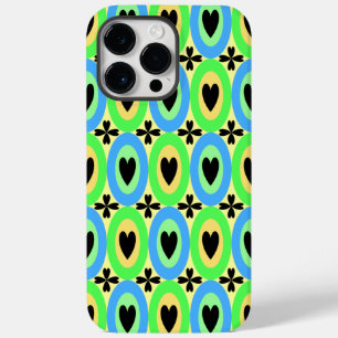 Oval Hearts Muster Case-Mate iPhone 14 Pro Max Hülle