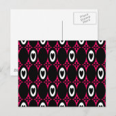 Oval Hearts Postkarte (Vorne/Hinten)