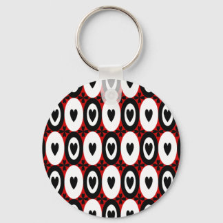 Oval Hearts Schlüsselanhänger