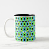 Oval Hearts Zweifarbige Tasse (Links)
