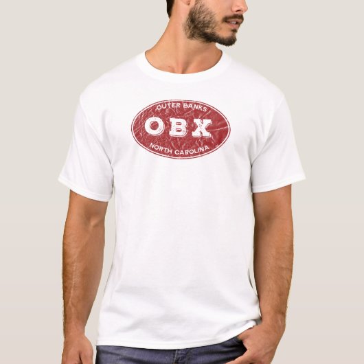 Oval in Rot T-Shirt (Vorderseite)