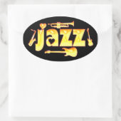 Oval Jazz Stickers (Tasche)