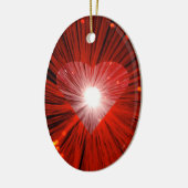 Oval Keramikornament (Links)