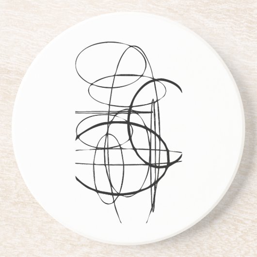 Oval-Komposition-Untersetzer Getränkeuntersetzer (Vorne)