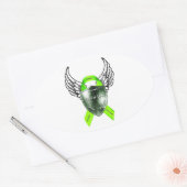 Oval Logo-Aufkleber Ovaler Aufkleber (Umschlag)