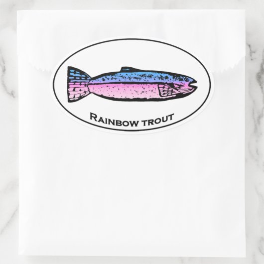 Oval-Logo Ovaler Aufkleber (Tasche)