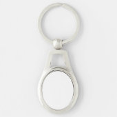 Oval Metal Schlüsselanhänger (Vorderseite)