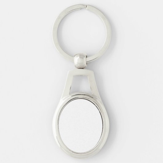 Oval Metal Schlüsselanhänger (Vorderseite)