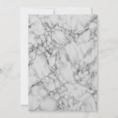 Oval Mirror Wedding Einladung (Rückseite)