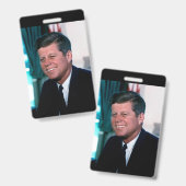Oval Office of President John F. Kennedy Ausweis (Vorder- & Rückseite)