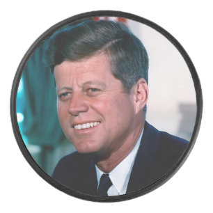Oval Office of President John F. Kennedy Eishockey Puck