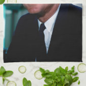 Oval Office of President John F. Kennedy Geschirrtuch (Gefaltet)