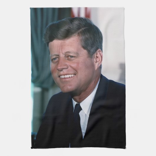 Oval Office of President John F. Kennedy Geschirrtuch (Vertikal)