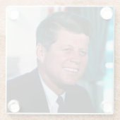 Oval Office of President John F. Kennedy Glasuntersetzer (Rückseite)