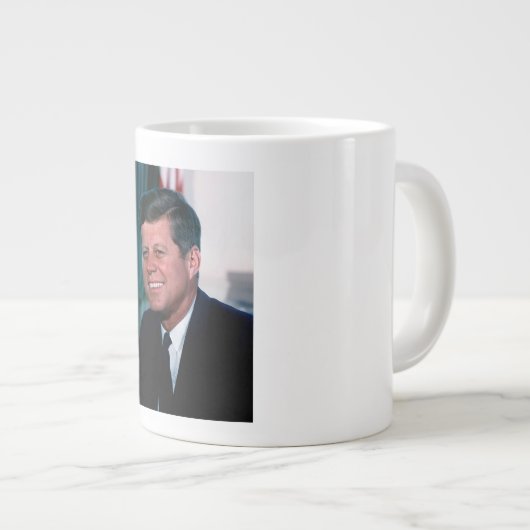 Oval Office of President John F. Kennedy Jumbo-Tasse (Vorderseite Rechts)