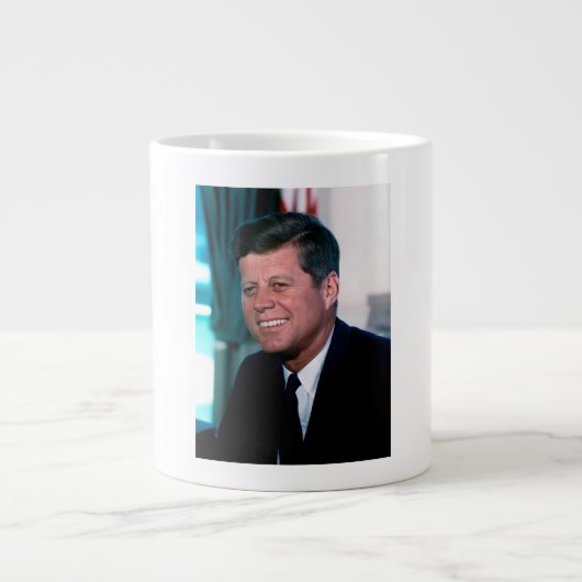 Oval Office of President John F. Kennedy Jumbo-Tasse (Vorderseite)