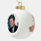 Oval Office of President John F. Kennedy Keramik Kugel-Ornament (Rechts)