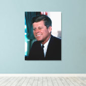 Oval Office of President John F. Kennedy Leinwanddruck (Insitu (Holzboden))