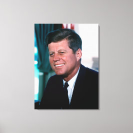 Oval Office of President John F. Kennedy Leinwanddruck