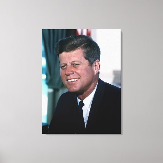 Oval Office of President John F. Kennedy Leinwanddruck (Vorderseite)