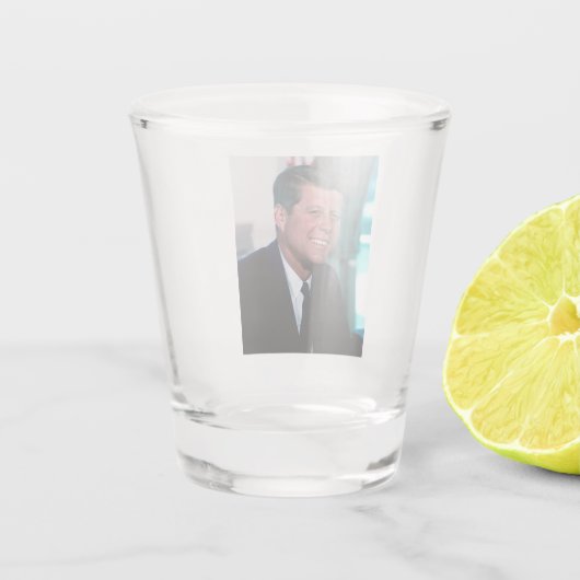 Oval Office of President John F. Kennedy Schnapsglas (Rückseite)