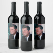 Oval Office of President John F. Kennedy Weinetikett (Flaschen)