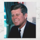 Oval Office of President John F. Kennedy Weinetikett (Einzelnes Label)