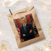 Oval Office Portrait, Obama Barack US-Präsident Geschenktütchen (Ausgeschnitten)