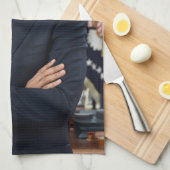 Oval Office Portrait, Obama Barack US-Präsident Geschirrtuch (Viertel Falte)