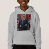 Oval Office Portrait, Obama Barack US-Präsident Hoodie (Vorderseite)