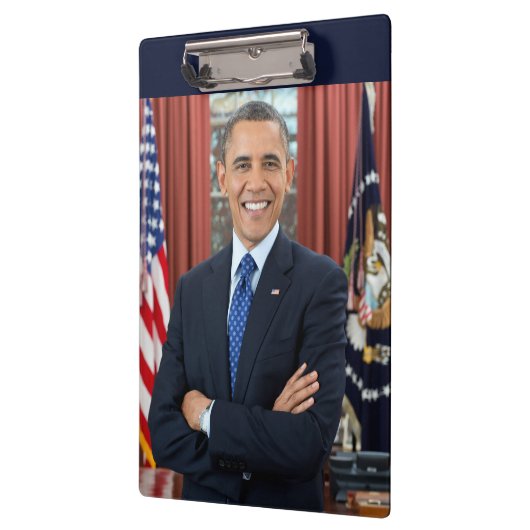 Oval Office Portrait, Obama Barack US-Präsident Klemmbrett (Links)