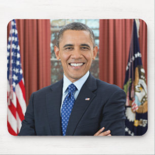 Oval Office Portrait, Obama Barack US-Präsident Mousepad