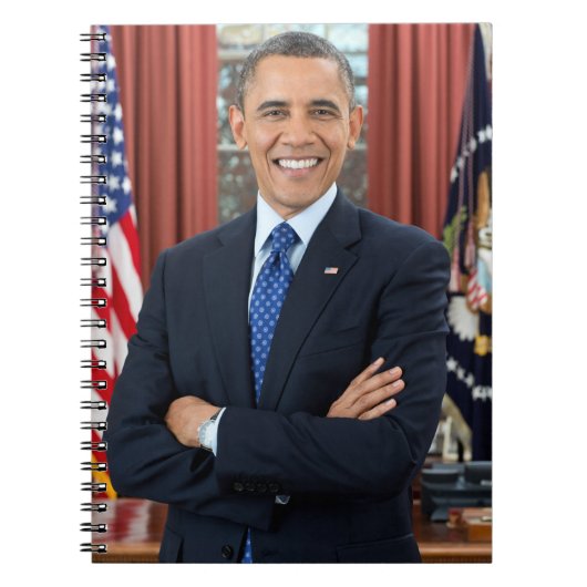 Oval Office Portrait, Obama Barack US-Präsident Notizblock (Vorderseite)