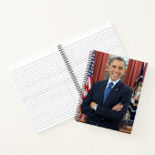 Oval Office Portrait, Obama Barack US-Präsident Notizblock (Innenseite)