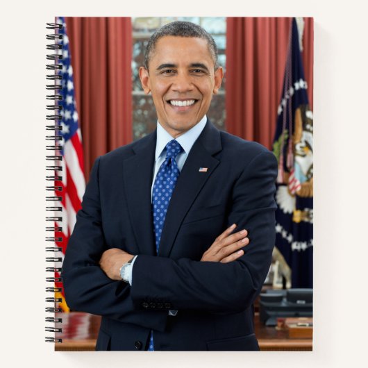 Oval Office Portrait, Obama Barack US-Präsident Notizblock (Vorderseite)
