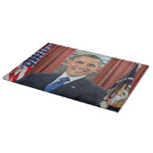 Oval Office Portrait, Obama Barack US-Präsident Schneidebrett (Ecke)