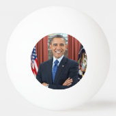 Oval Office Portrait, Obama Barack US-Präsident Tischtennisball (Rückseite)