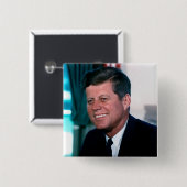 Oval Office Präsident John Jack F. Kennedy Button (Vorne & Hinten)