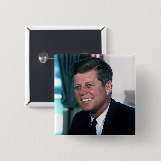 Oval Office Präsident John Jack F. Kennedy Button (Vorne & Hinten)