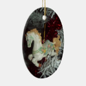 Oval Ornament Carousel Horse (Rechts)