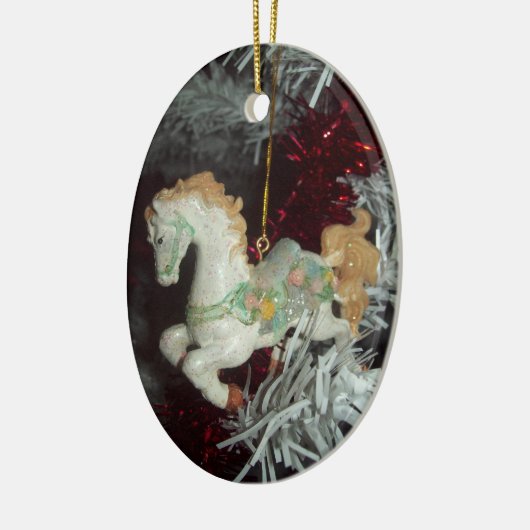 Oval Ornament Carousel Horse (Links)